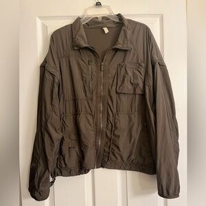 FP Movement Olive Green Crop Jacket